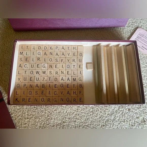 Rare Vintage Scrabble Board Game Selchow & Righter Co. 1948, 1949, 1953 Complete